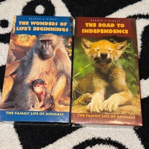 Vintage VHS Reader's Digest Animal Life Set